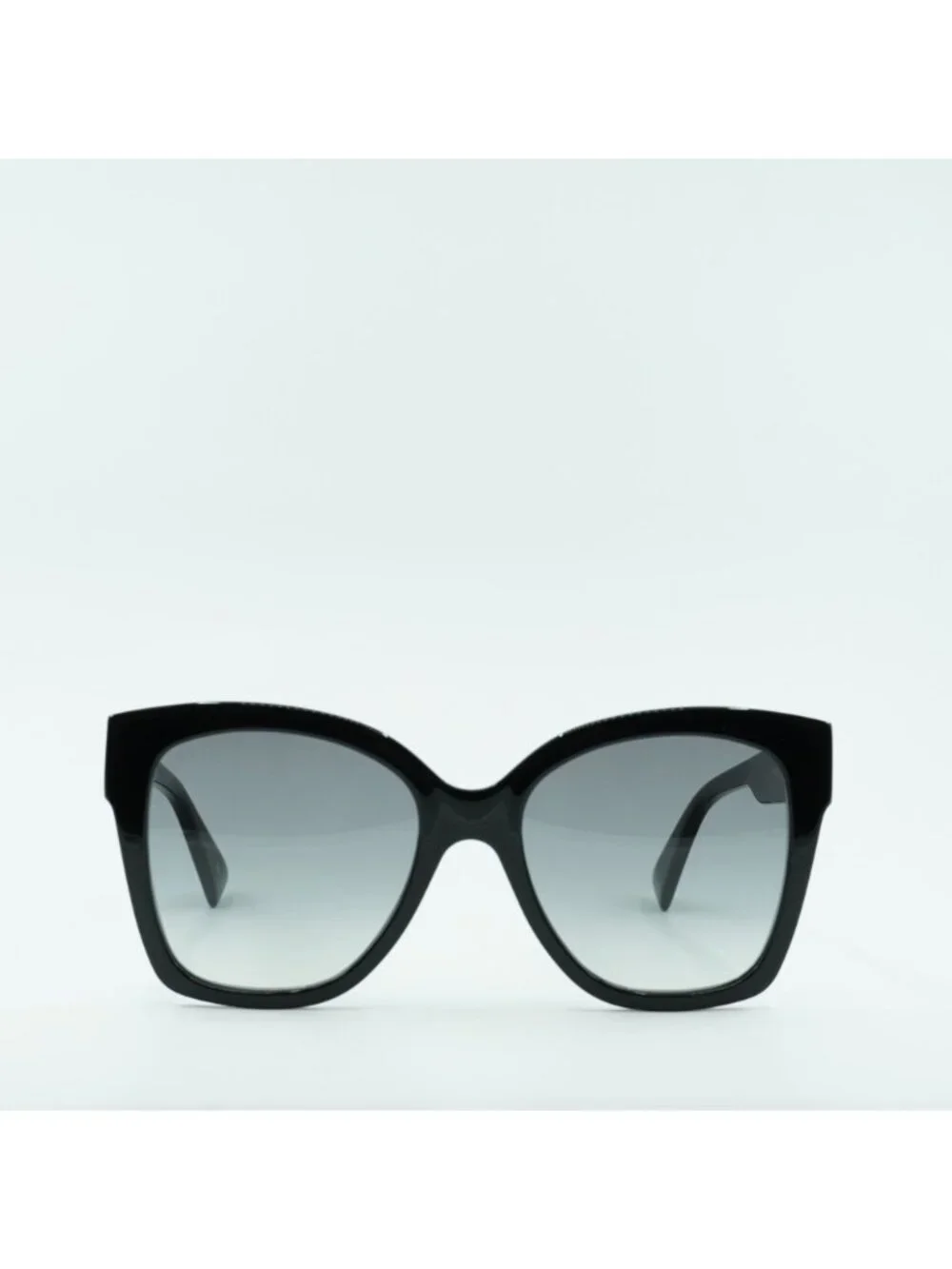 Gucci GG0459S 001 Sunglasses Black Butterfly Frame, Grey Lenses